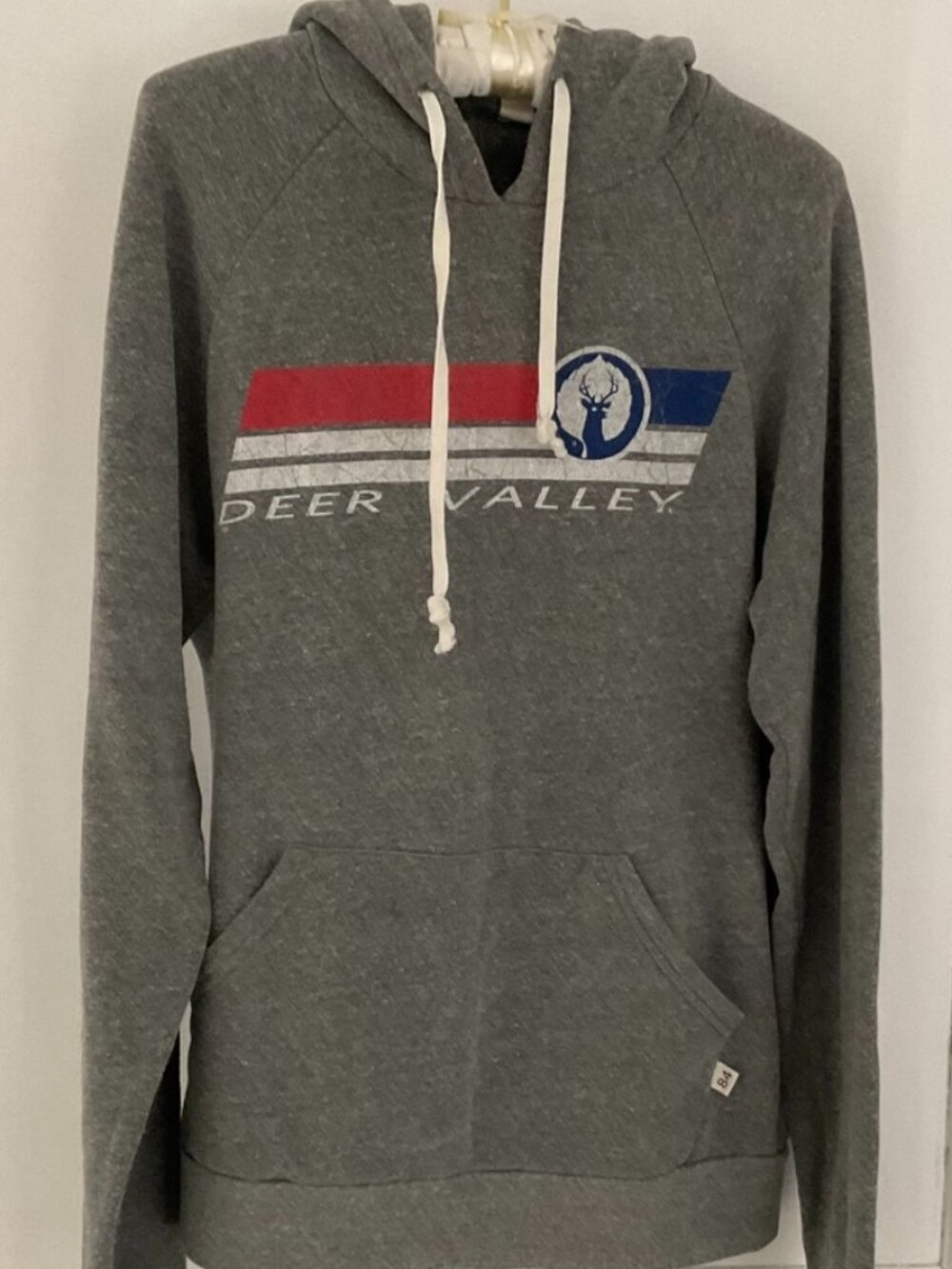 Deer Valley Ski Resort Vintage Inspired Pullover Hooded Sweatshirt, Cozy, Retro